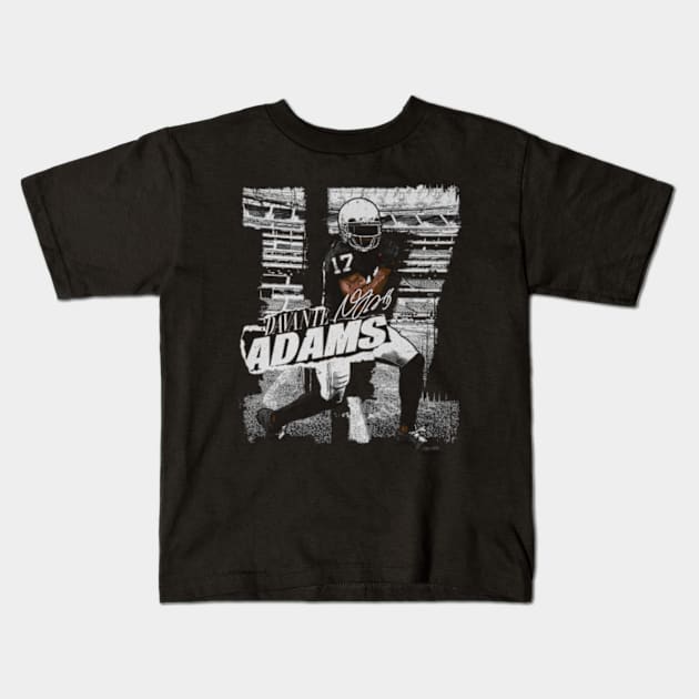 Davante Adams Las Vegas Rough Kids T-Shirt by danlintonpro